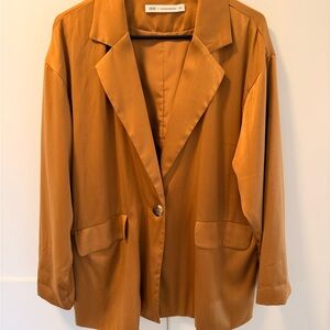 Salty Blonde/ 12th tribe Women's brown/Rust Blazer and Pants